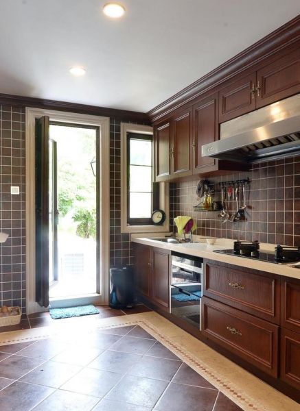 美式设计风格家居厨房装修效果图片