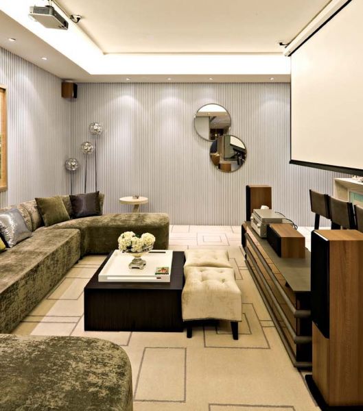 新中式风格设计别墅室内装饰效果图