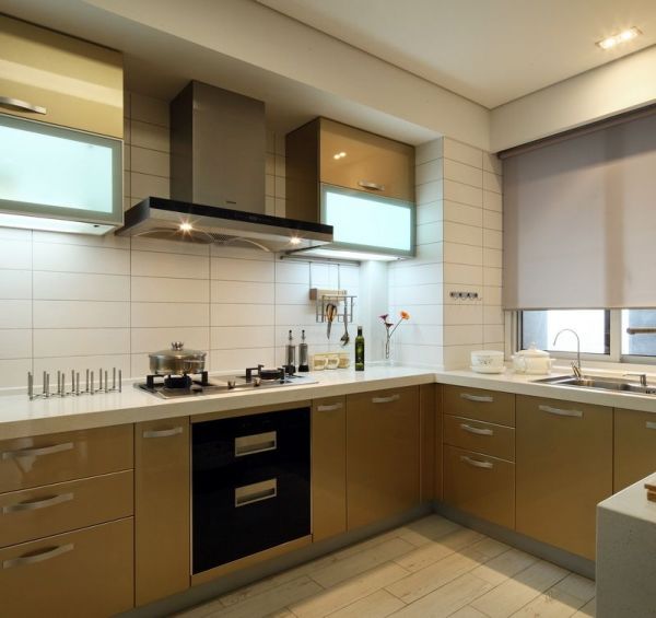 现代风格设计厨房室内装饰效果图