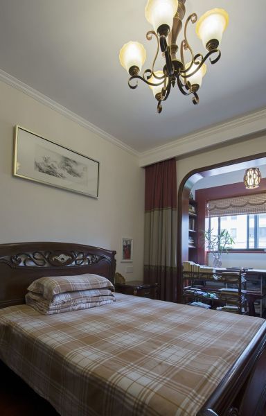 古典中式设计卧室装修效果图片