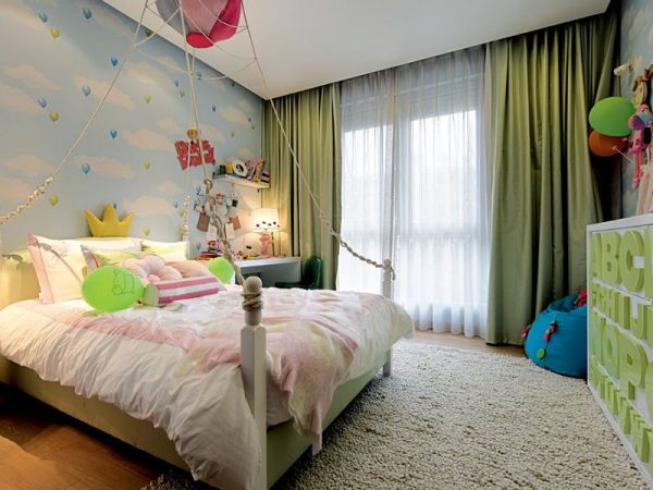 现代时尚设计家居儿童房效果图片