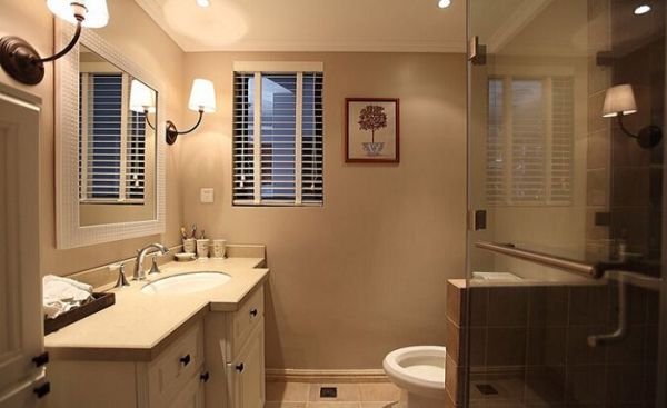 美式室内浴室设计装修室内图片