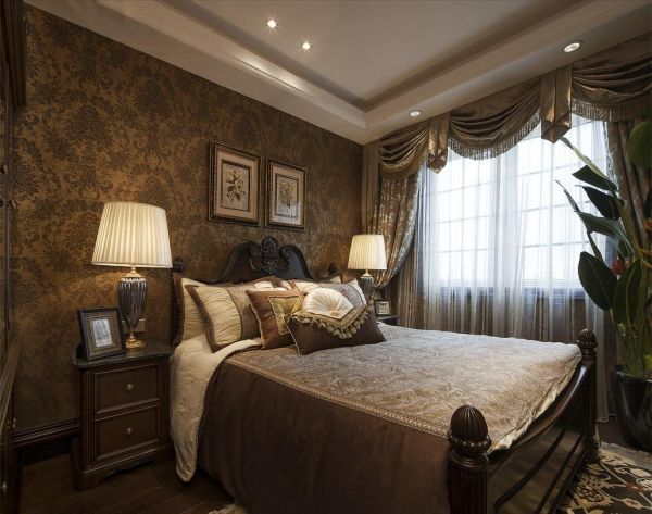 古典豪华欧式卧室欣赏美图