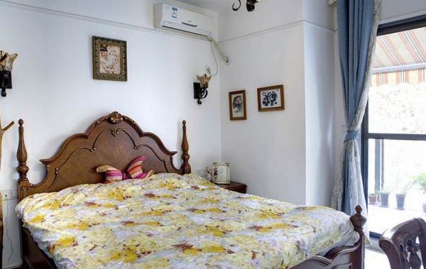 地中海风格室内卧室装修设计图片