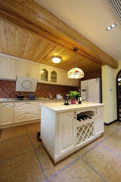 地中海风格设计别墅室内厨房图片