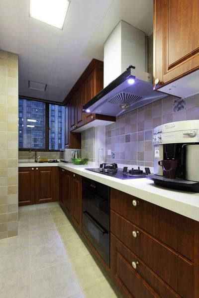 美式家居厨房设计装修效果图片欣赏
