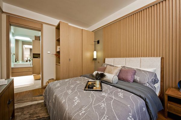 日式木质家居卧室设计