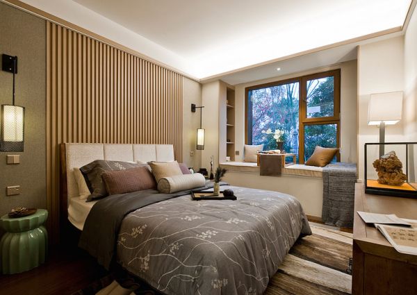 日式木质卧室设计