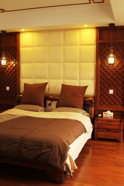 新中式风格设计卧室装饰效果图片
