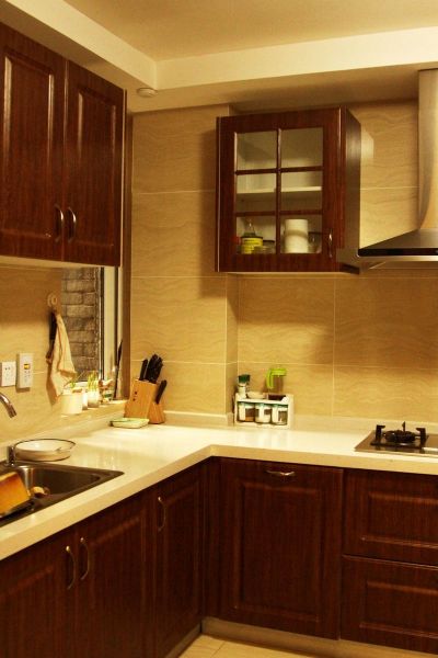 新中式风格设计厨房装饰效果图片