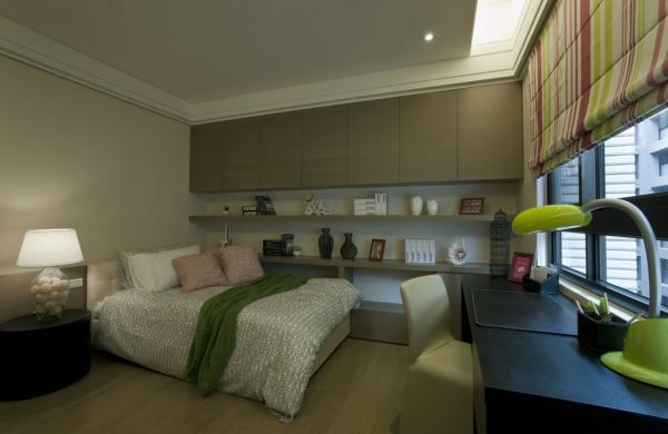 现代化的新古典风格次卧室效果图