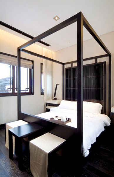 简调的日式风格卧室效果图