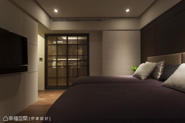 简洁的中式风格卧室图