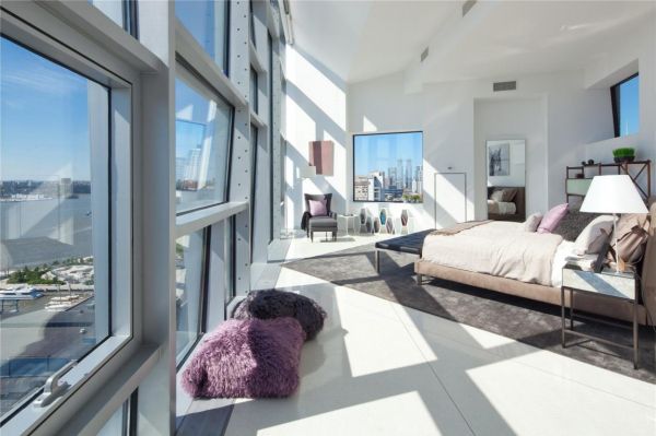 日光照耀的现代风格家装卧室效果图