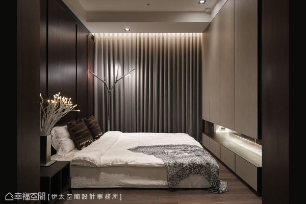 时尚多彩的一居室卧室效果图