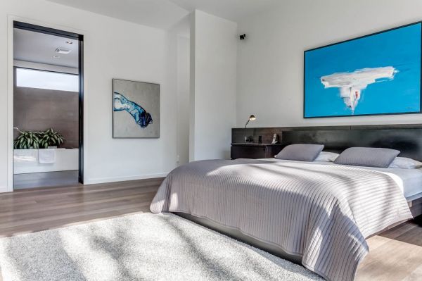 美式现代风格家装卧室图