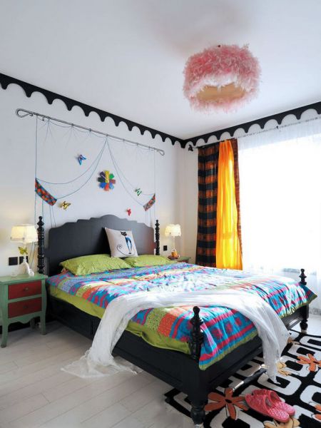清新地中海风格家装卧室效果图