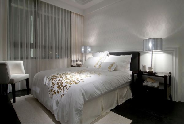 豪华富丽的欧式风格家装卧房效果图