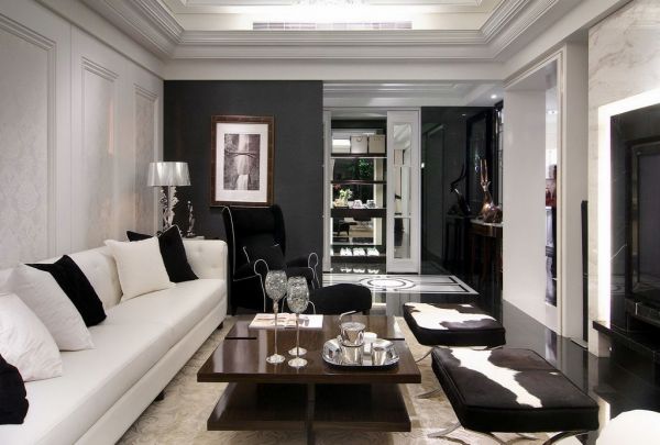 豪华富丽的欧式风格家装客厅效果图