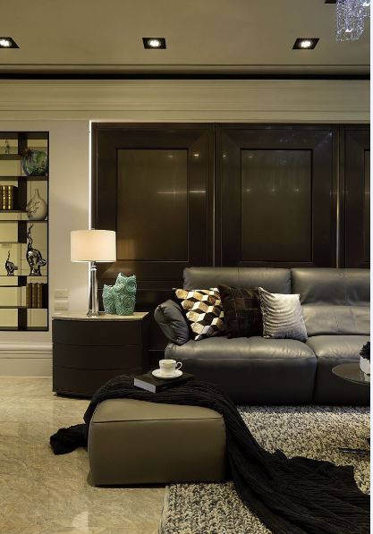 温婉的欧式风格家装沙发背景墙效果图