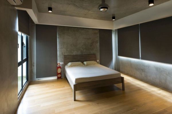现代简约风住宅卧室图