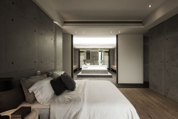现代简约风格设计卧室家装效果图