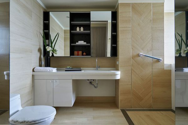 现代欧式风格设计卫浴效果图