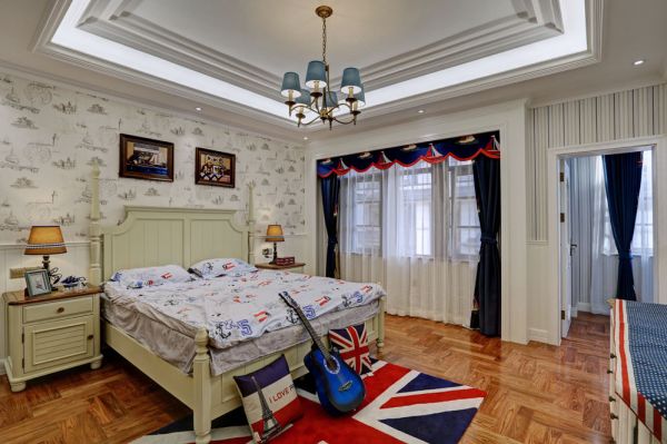 欧式古典卧室家装效果图