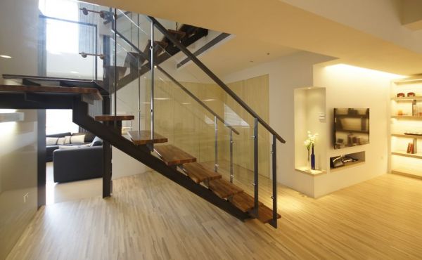 简约现代风格楼梯设计效果图