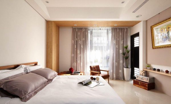 中式风卧室效果图设计