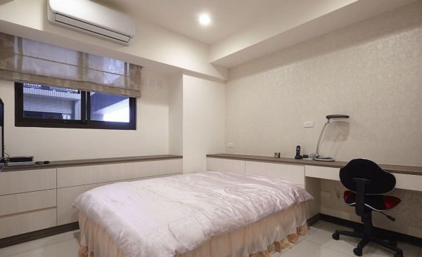 中式时尚风卧室效果图设计