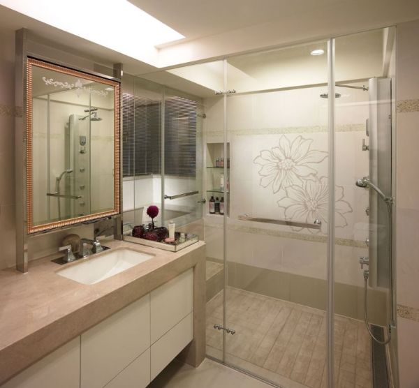 现代室内浴室设计效果图