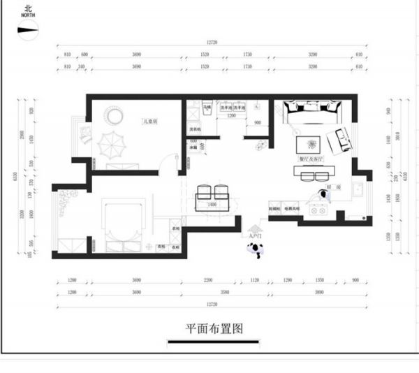 今朝装饰现代121平