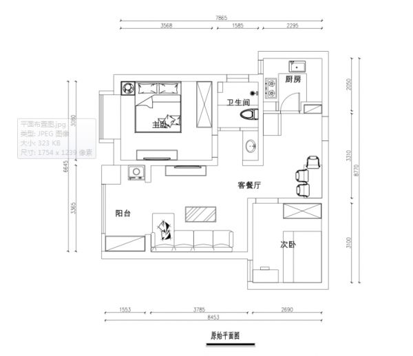 88平北欧风 简约素淡有气质