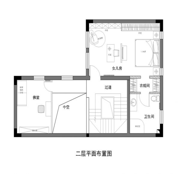 孔雀城大学里240平中式风格效果图设计案例