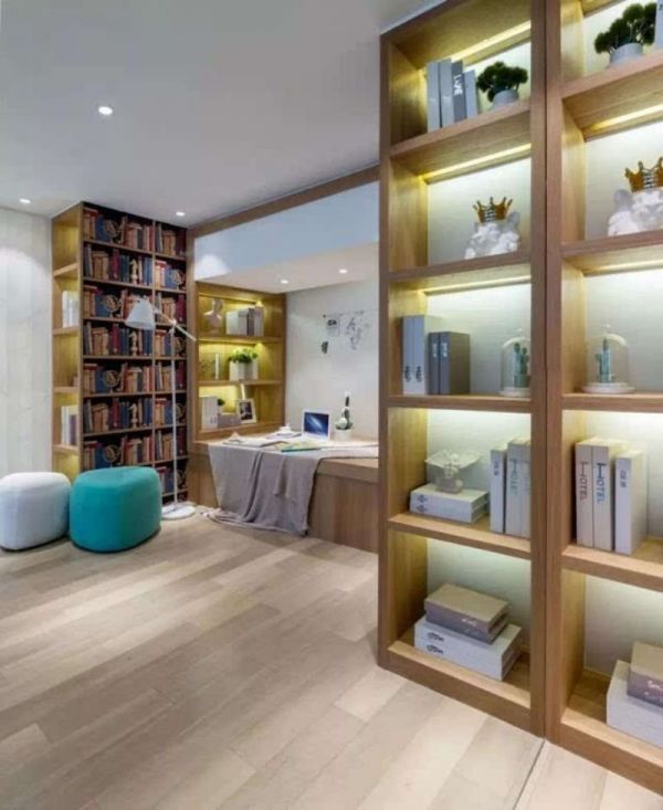 71㎡的loft复式，宽敞书房+二层卧