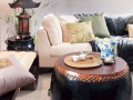 春季中式客厅家具搭配 淡彩浓妆总相宜