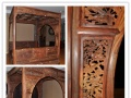 合肥红木 松园红木家具 架子床呈现中国文化