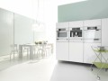 简约随性 巧用设计打造风格统一的白厨房(图)