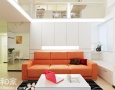 白色简约时尚loft公寓 简洁收纳实用两居