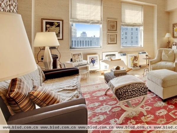 纯净地板新古典主义风 纽约美式现代公寓(图)