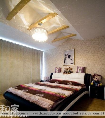 60平小户型婚房 营造简约舒适LOFT风——卧室 