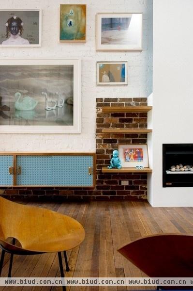 木元素+色彩感增加室内层次 澳洲艺术感住宅