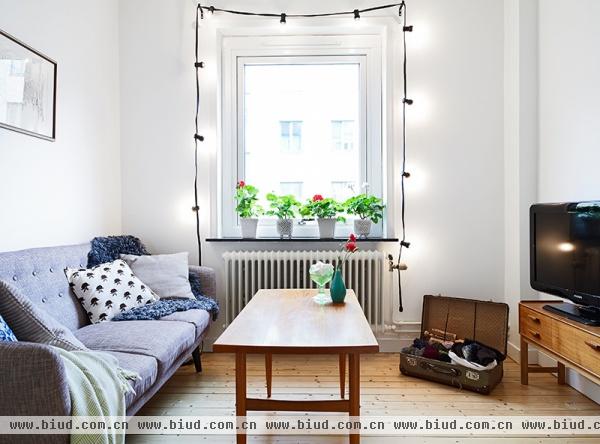 窝小但品质高 28平北欧风格惬意单身公寓(图)