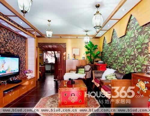 客厅装修效果图欣赏 看魅力东南亚