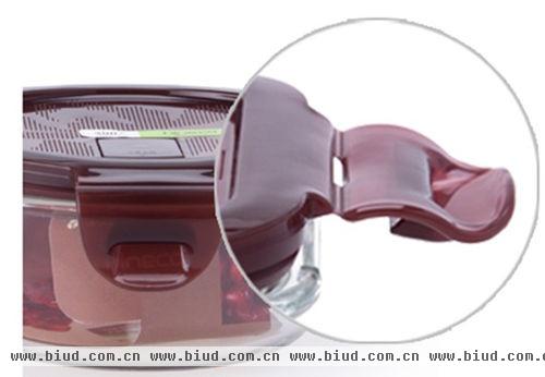 泰福高耐热玻璃保鲜盒采用最先进的四边耳扣，用料厚实