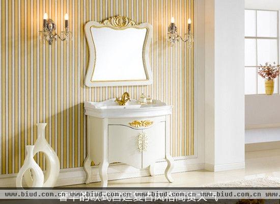 高端洋气奢华 古典欧式风格浴室柜推荐