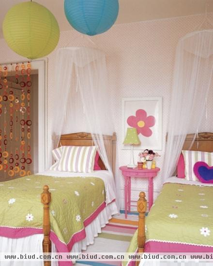 公主的色彩世界 11个少女房间壁纸搭配(组图)
