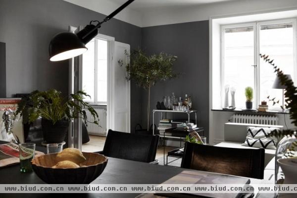 哥特式酷雅风格 黑白配色现代公寓（组图）