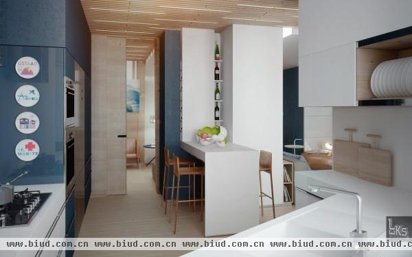 木质家具为基调的现代公寓 美图赏析（组图）